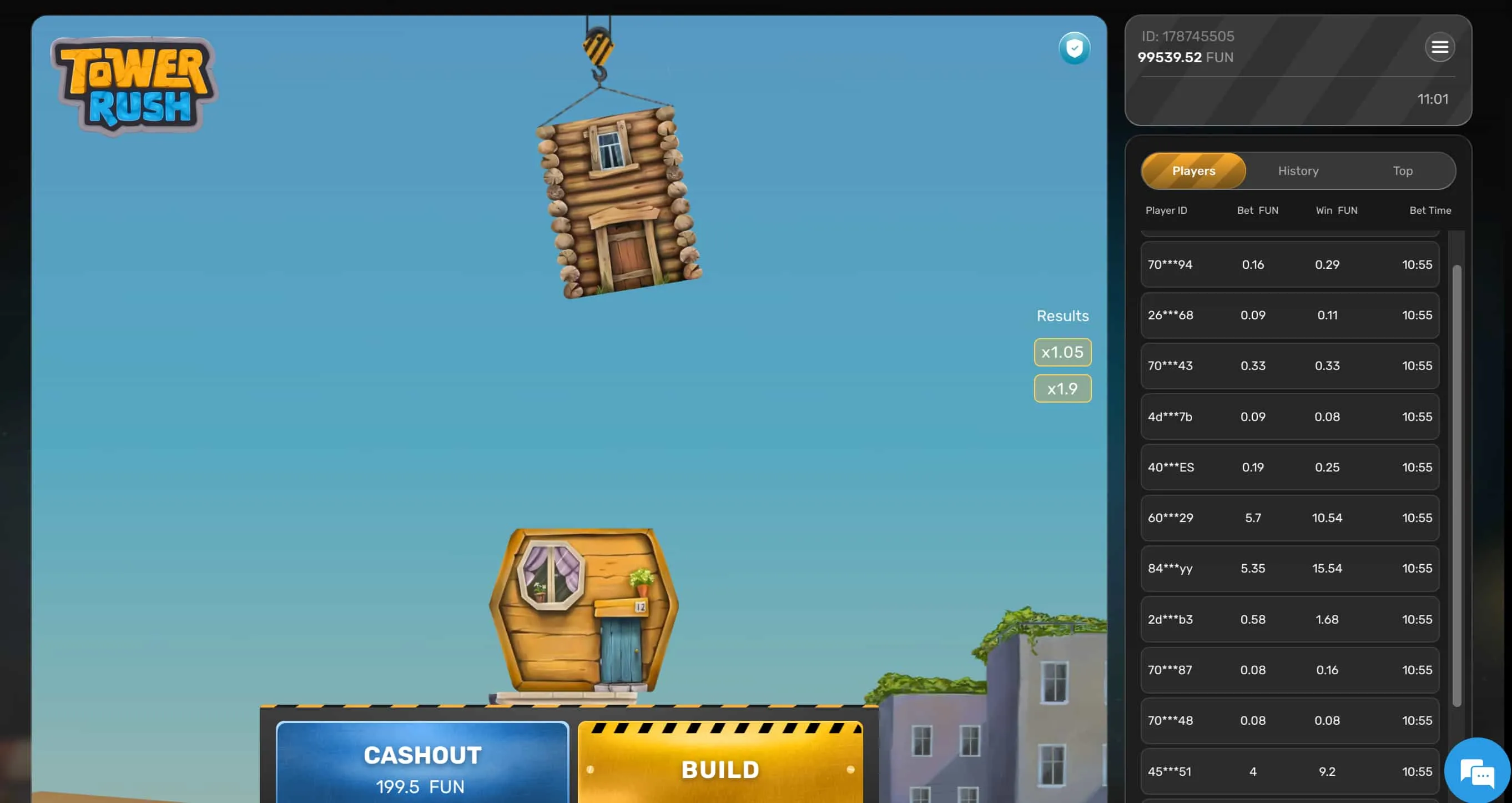 Tower Rush Testmodus nutzen Tower Rush Testmodus nutzen